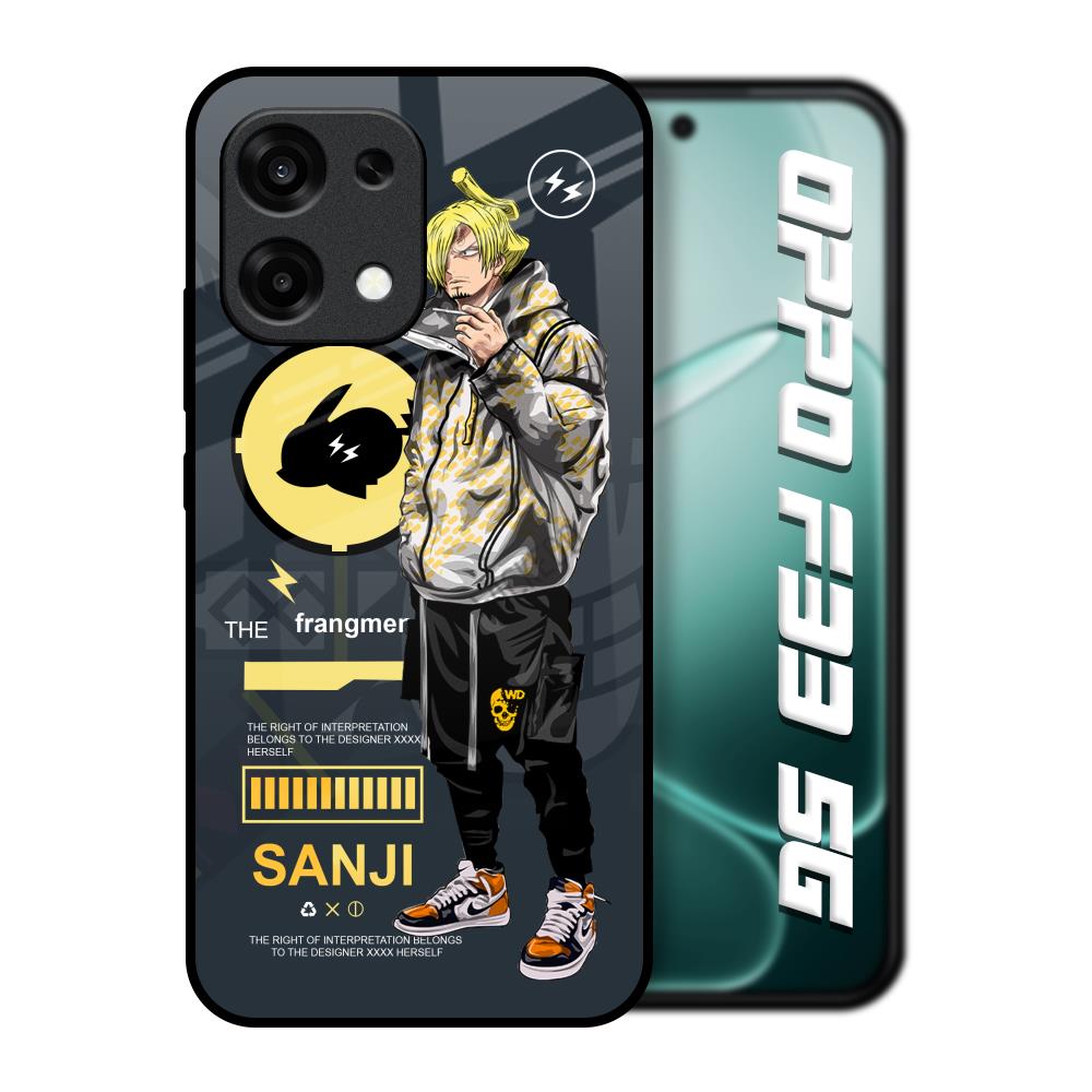 Cool Sanji Oppo F33 5G Glass Back Cover Online