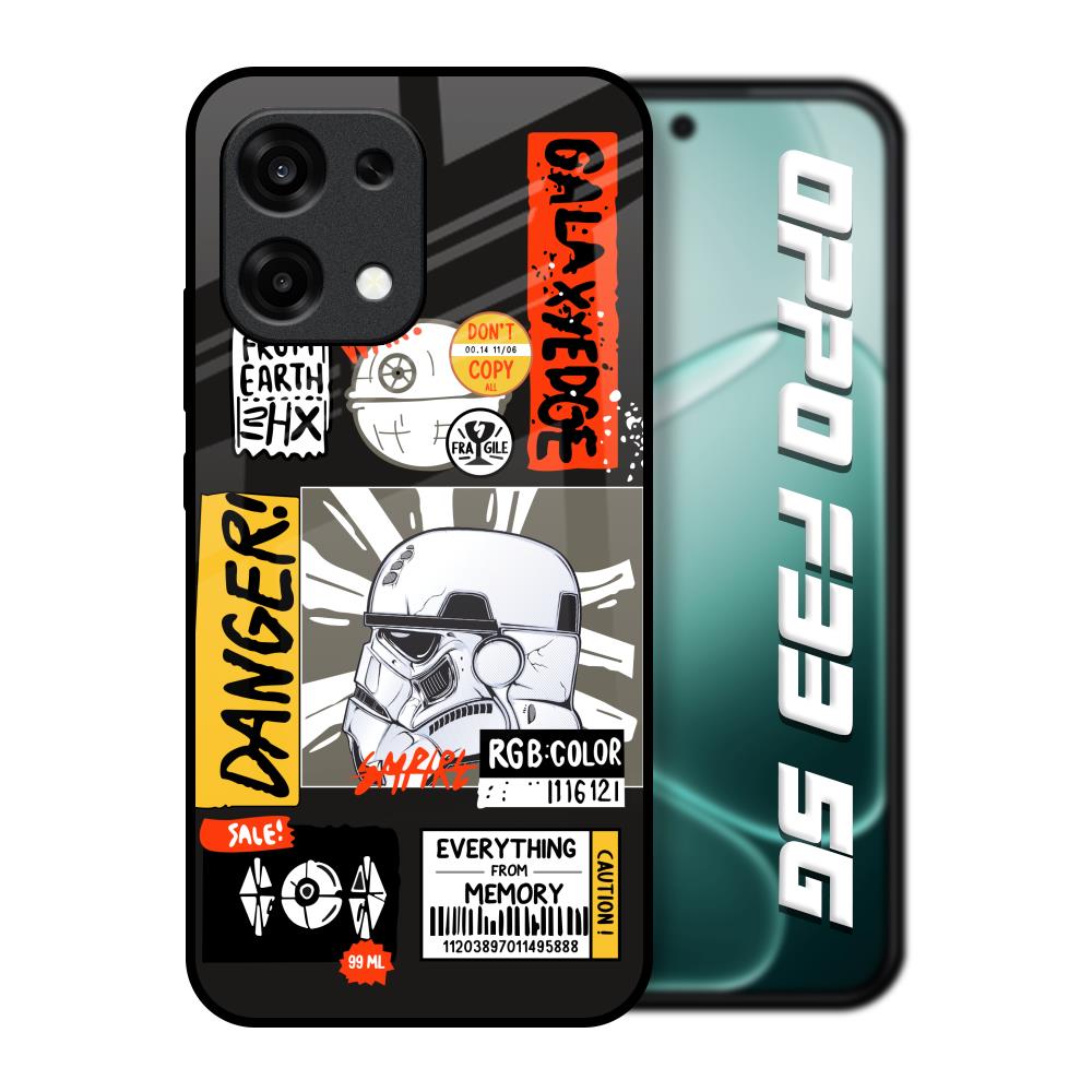 Galaxy Edge Oppo F33 5G Glass Back Cover Online