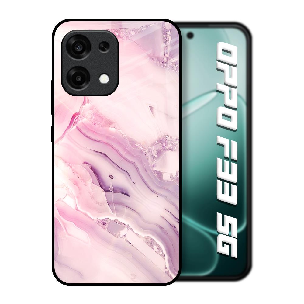 Diamond Pink Gradient Oppo F33 5G Glass Back Cover Online