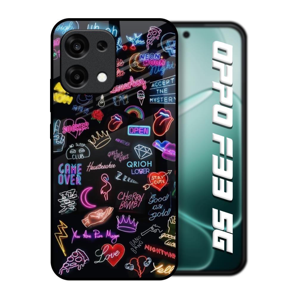 Accept The Mystery Oppo F33 5G Glass Back Cover Online