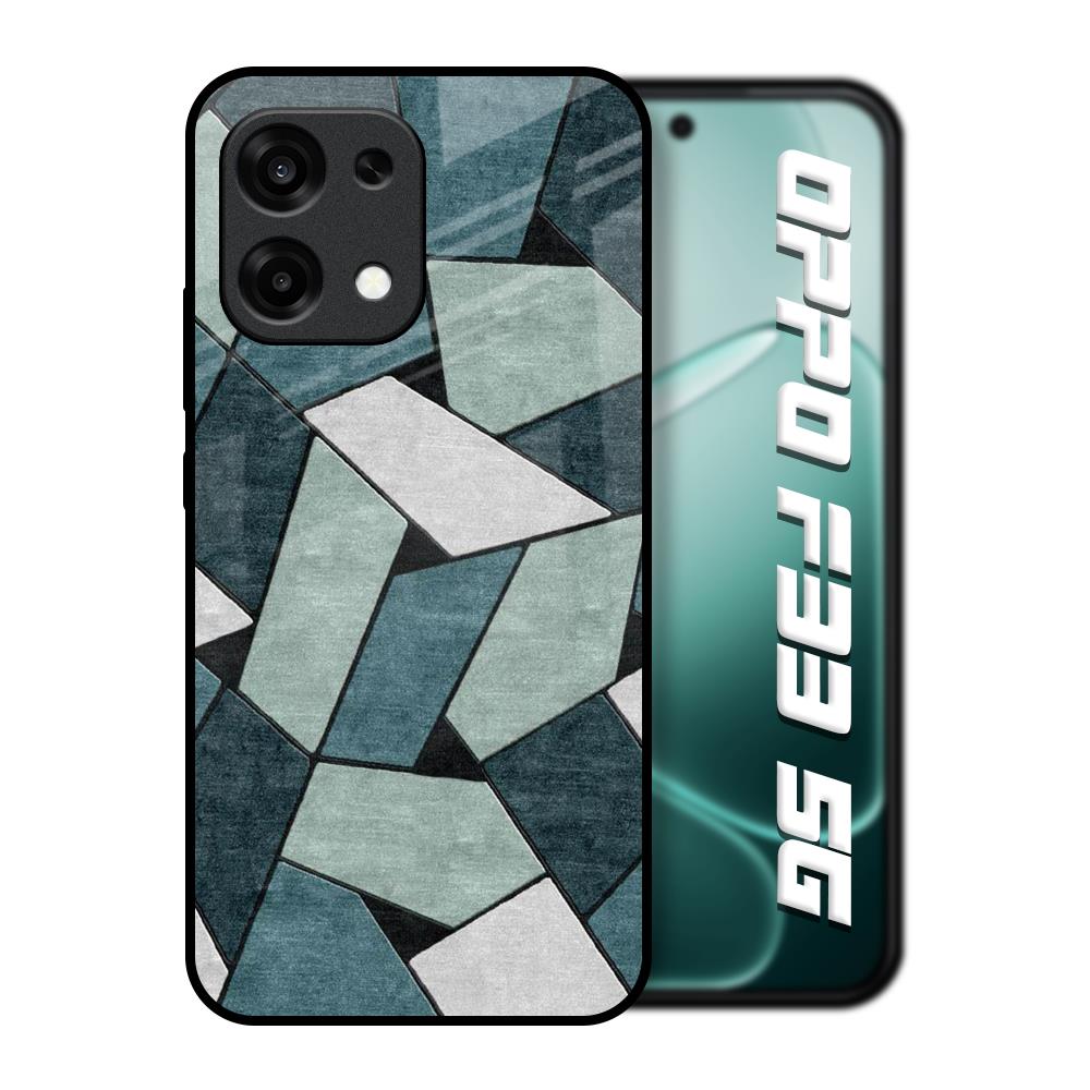 Abstact Tiles Oppo F33 5G Glass Back Cover Online