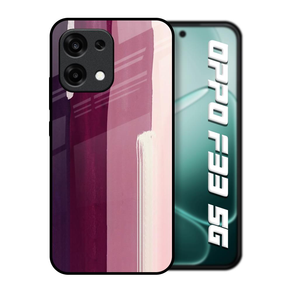 Brush Stroke Art Oppo F33 5G Glass Back Cover Online
