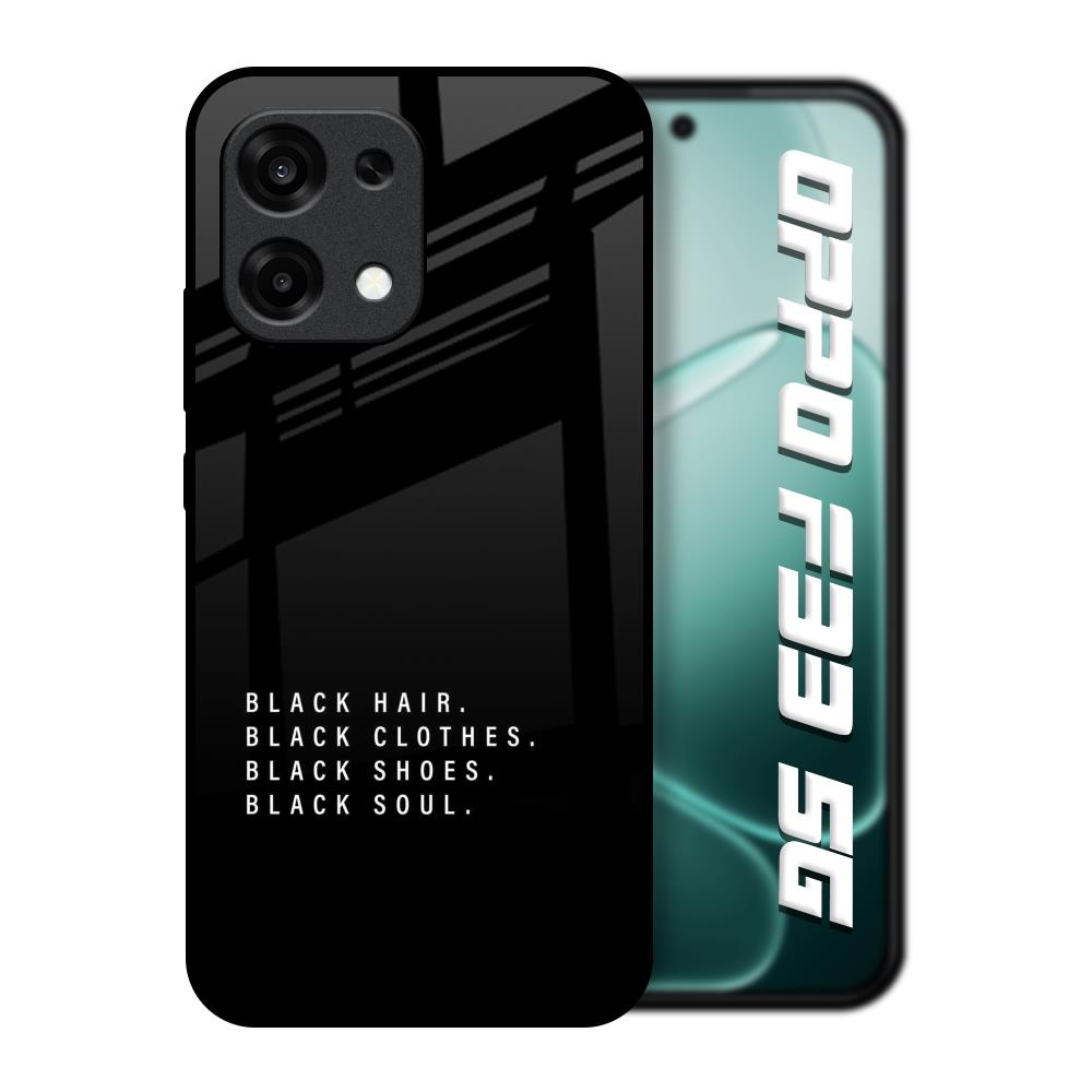 Black Soul Oppo F33 5G Glass Back Cover Online