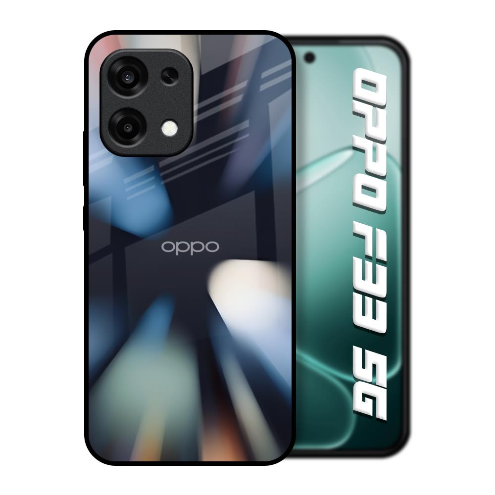 Colorful Illusion Oppo F33 5G Glass Back Cover Online
