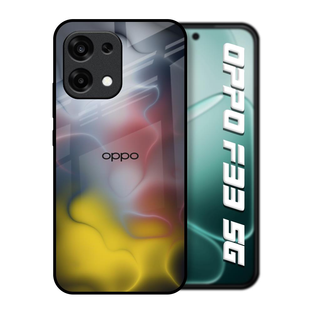 Colorful Smoke Oppo F33 5G Glass Back Cover Online