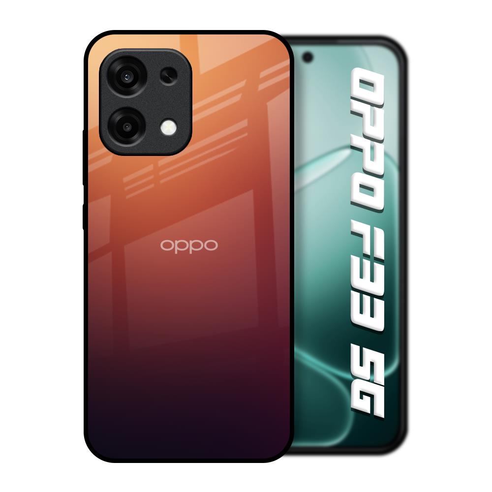 Sunset Background Oppo F33 5G Glass Back Cover Online
