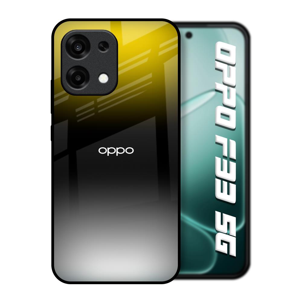 Yellow Shadow Oppo F33 5G Glass Back Cover Online