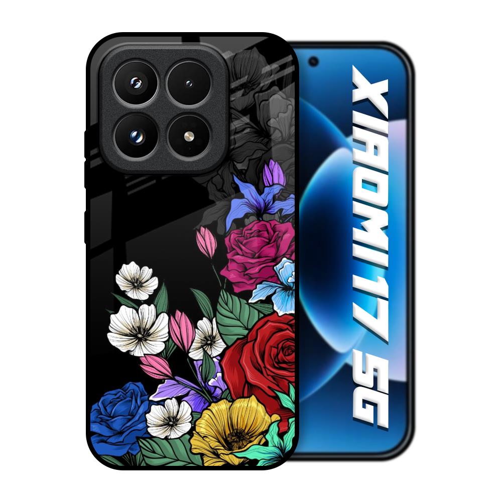 Rose Flower Bunch Art Xiaomi 17 5G Glass Back Cover Online