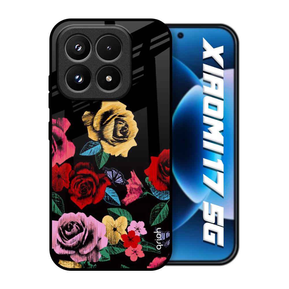 Floral Decorative Xiaomi 17 5G Glass Back Cover Online