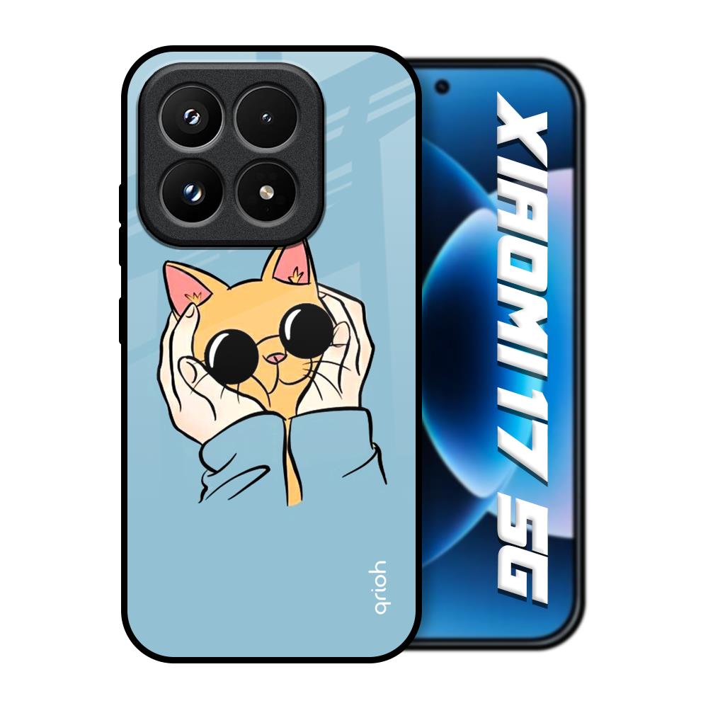 Adorable Cute Kitty Xiaomi 17 5G Glass Back Cover Online