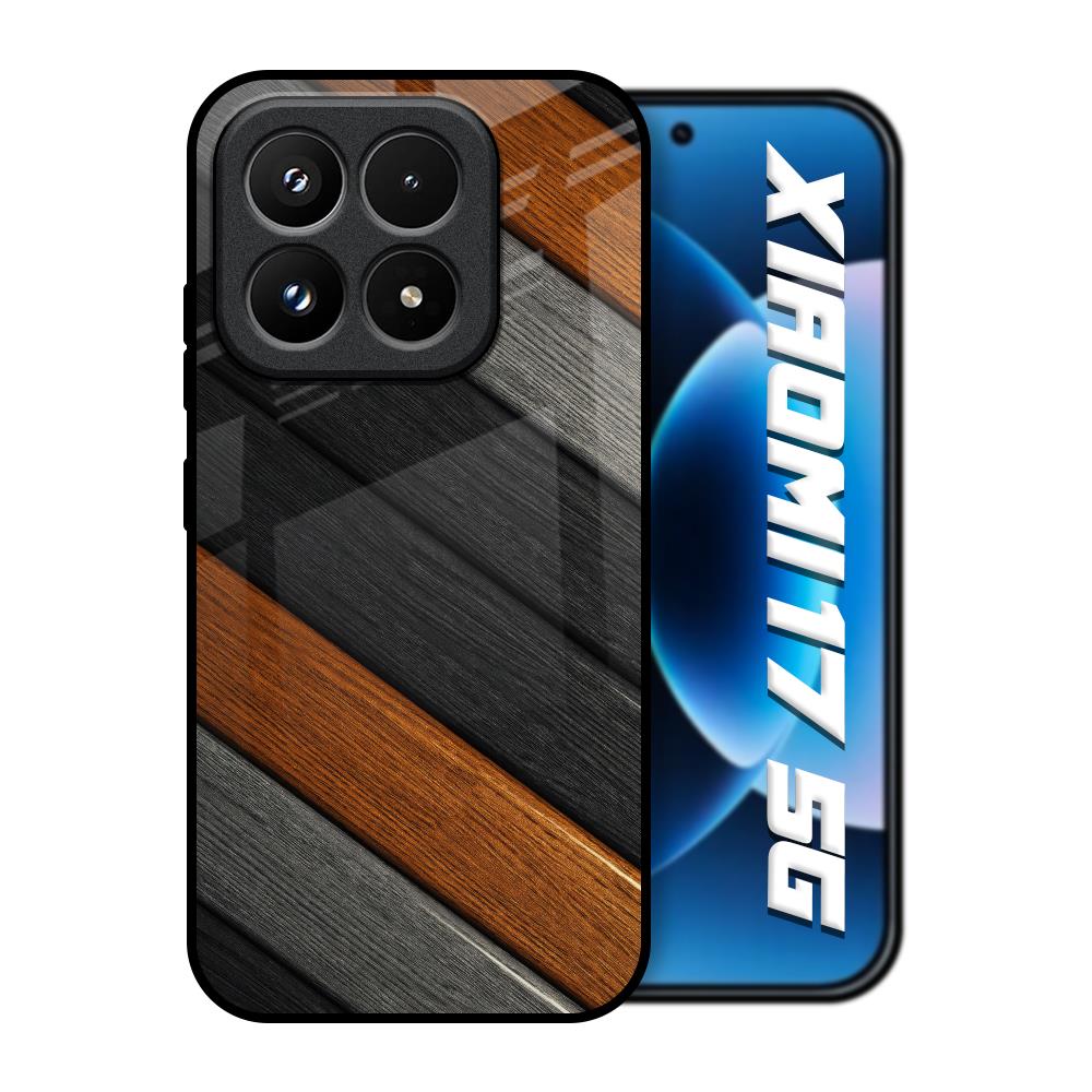 Tri Color Wood Xiaomi 17 5G Glass Back Cover Online