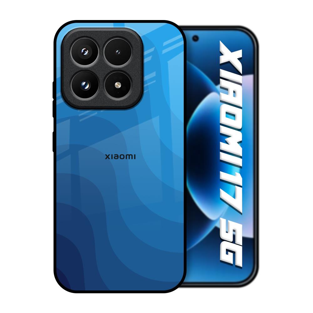 Blue Wave Abstract Xiaomi 17 5G Glass Back Cover Online
