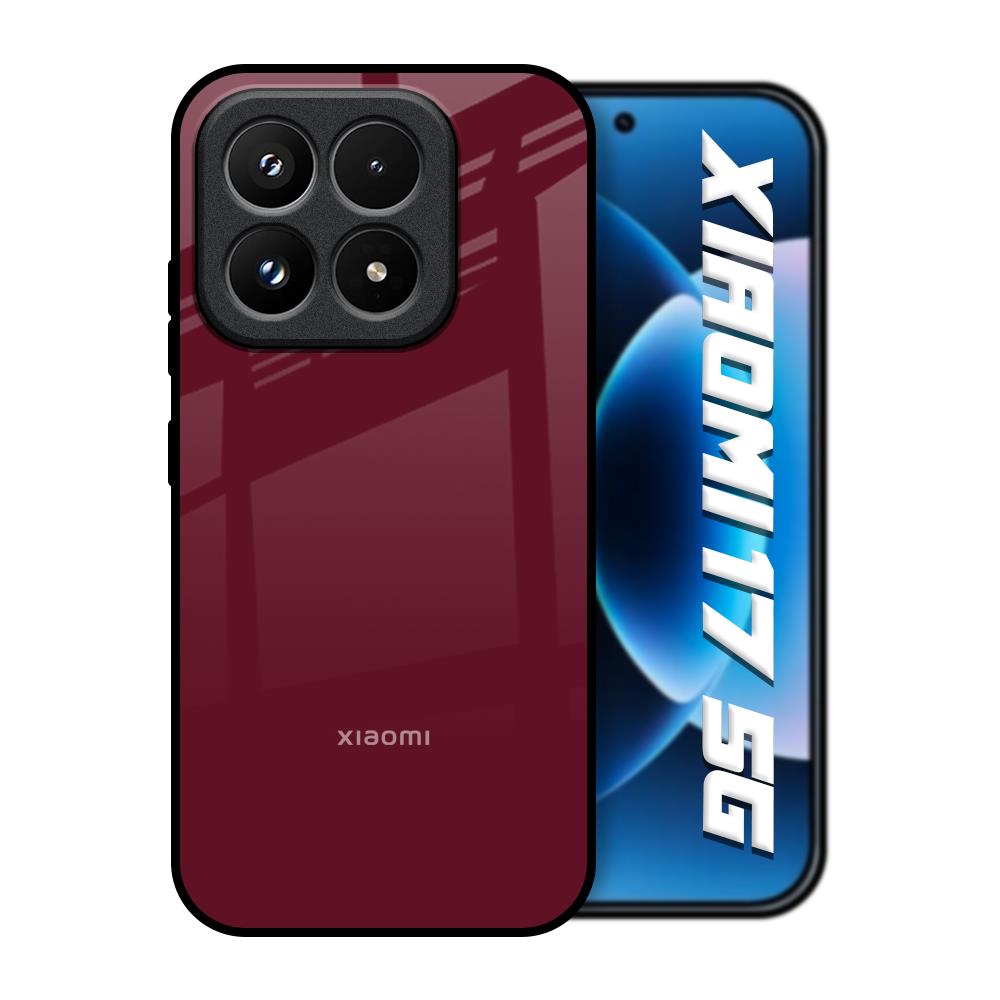 Classic Burgundy Xiaomi 17 5G Glass Back Cover Online