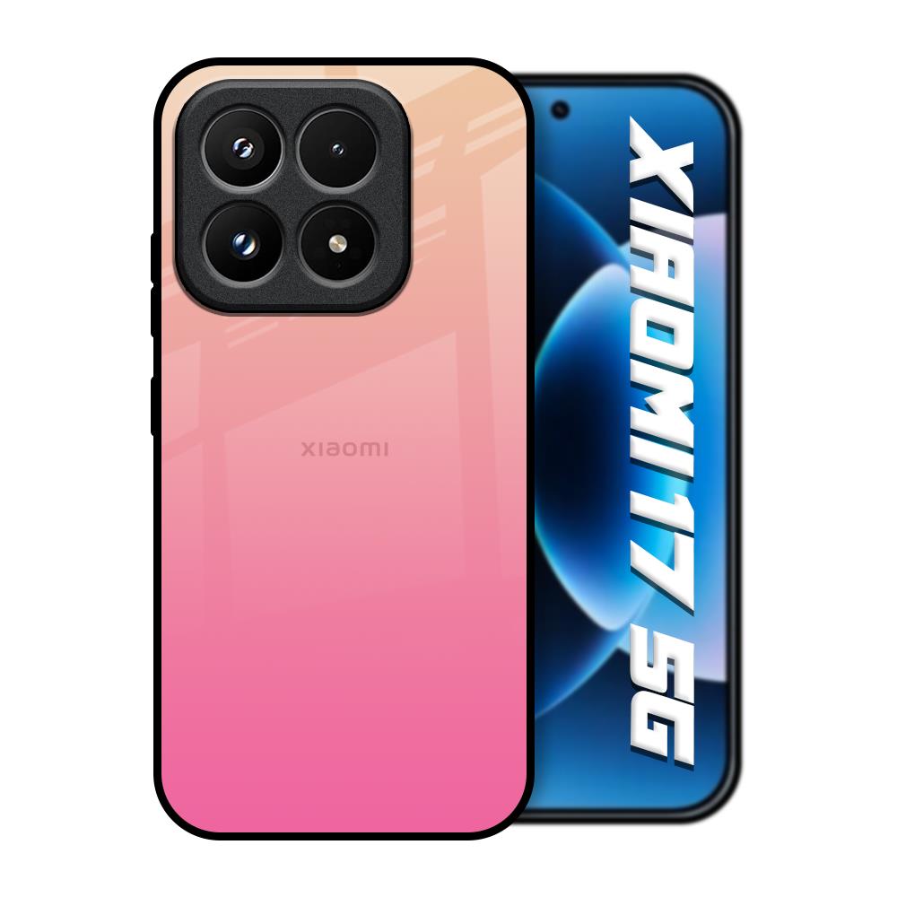 Pastel Pink Gradient Xiaomi 17 5G Glass Back Cover Online