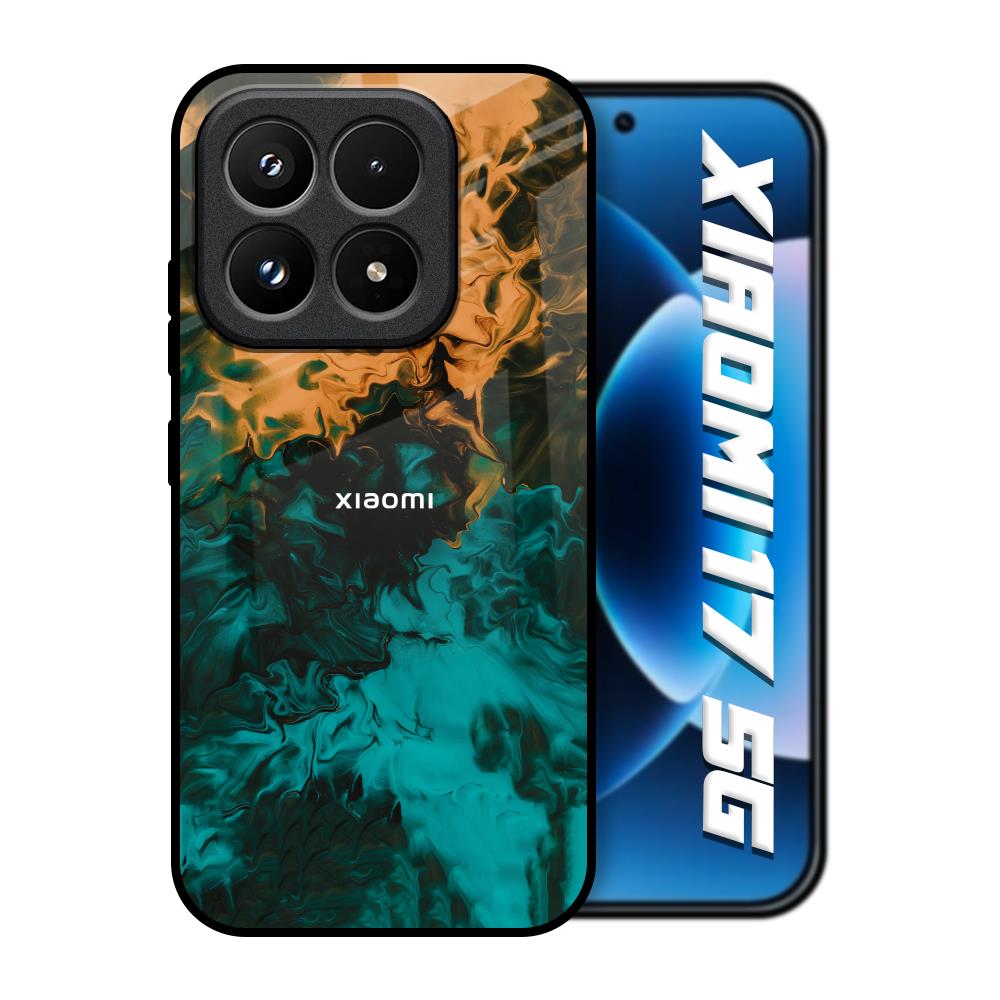 Watercolor Wave Xiaomi 17 5G Glass Back Cover Online
