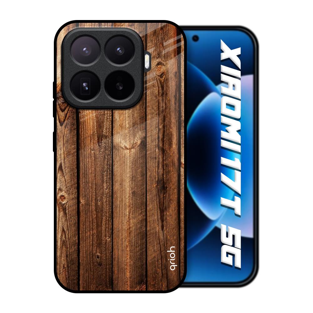 Timber Printed Xiaomi 17T 5G Glass Back Cover Online