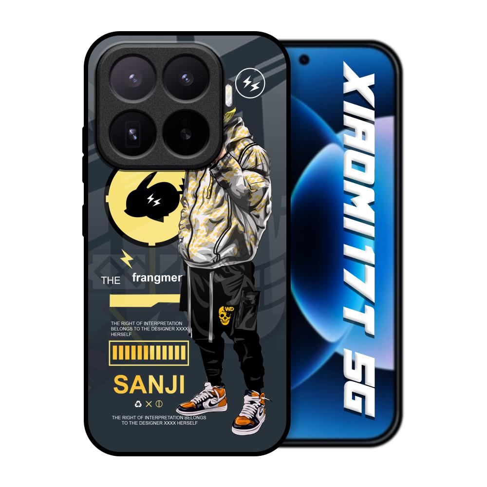 Cool Sanji Xiaomi 17T 5G Glass Back Cover Online