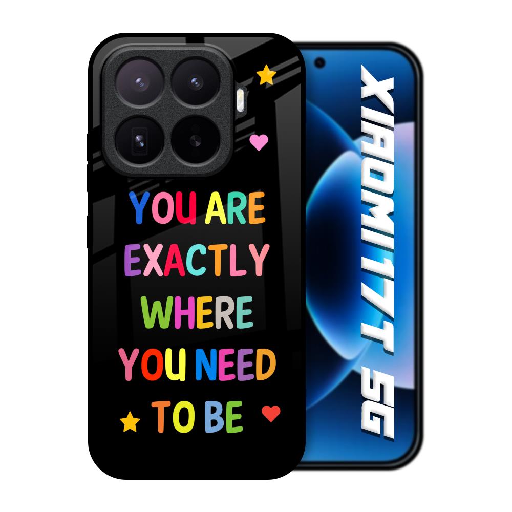 Magical Words Xiaomi 17T 5G Glass Back Cover Online