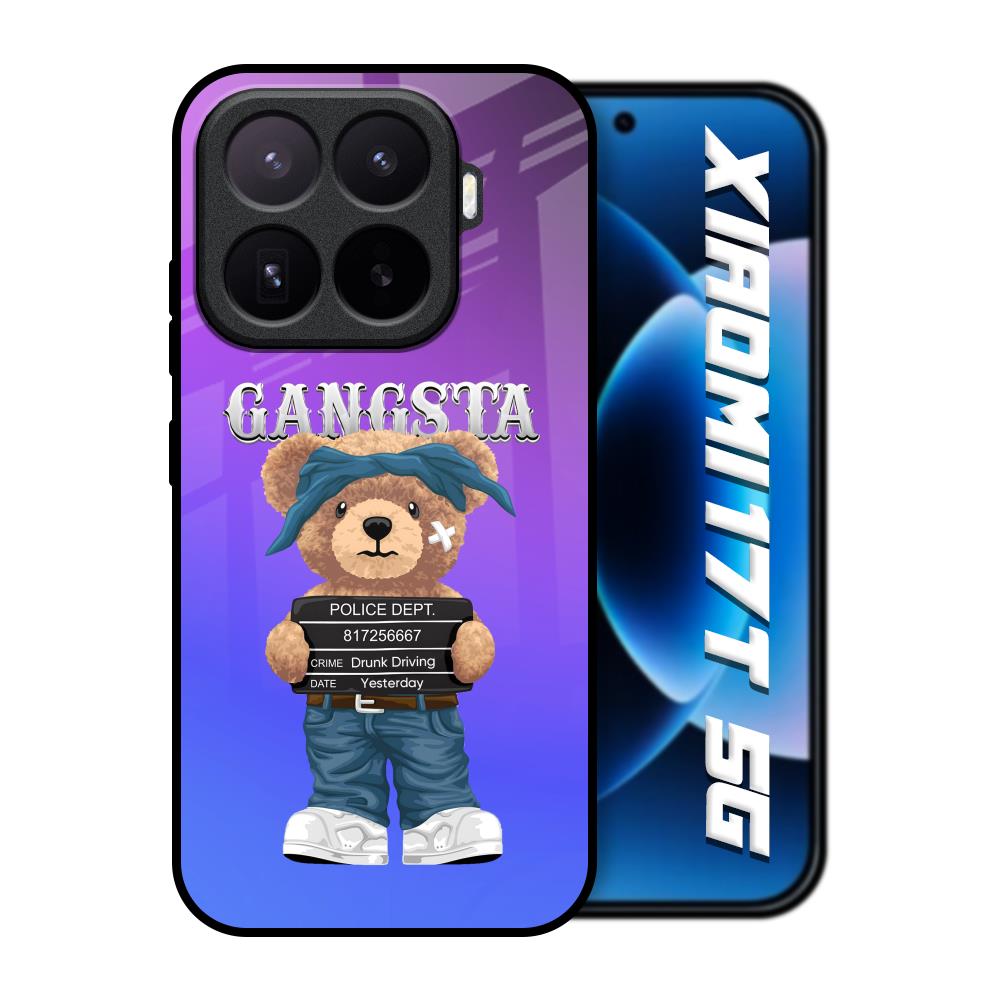 Gangsta Bear Xiaomi 17T 5G Glass Back Cover Online
