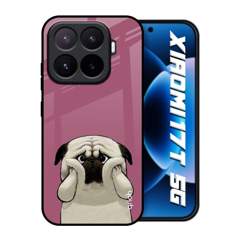 Funny Pug Face Xiaomi 17T 5G Glass Back Cover Online