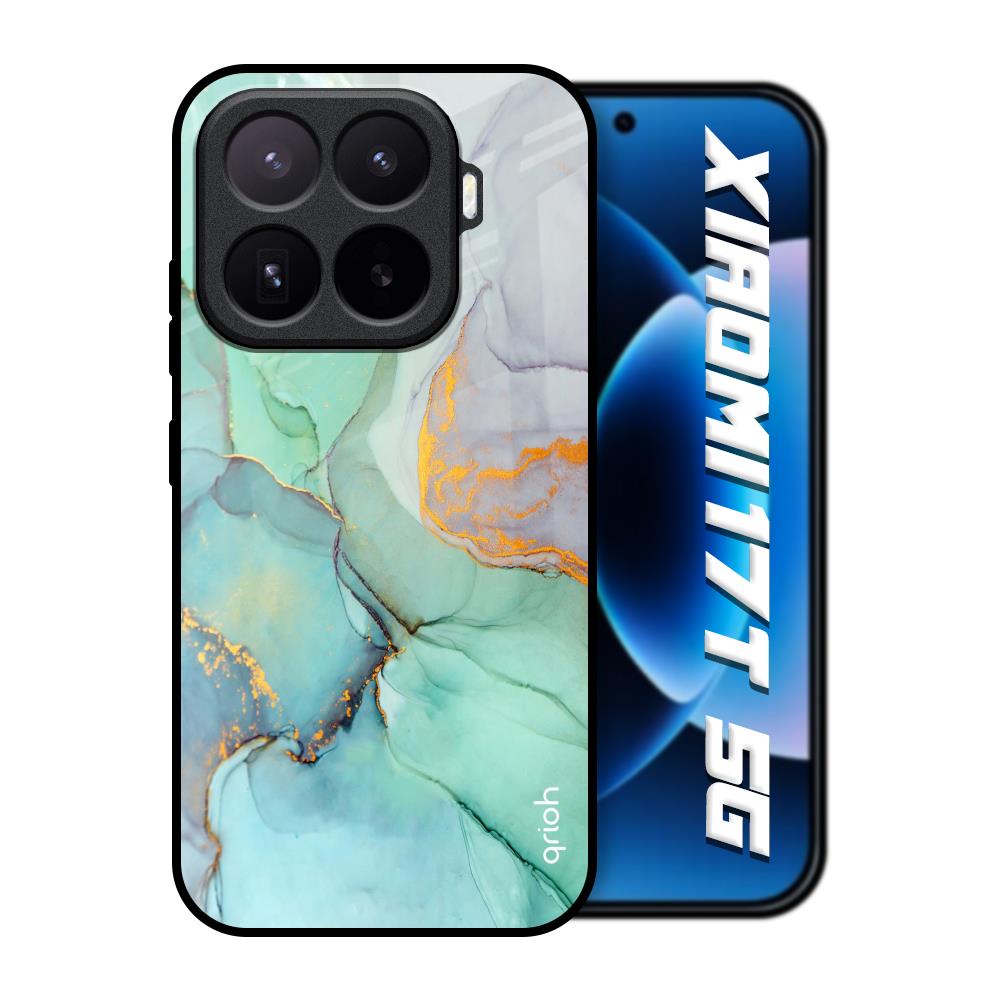 Green Marble Xiaomi 17T 5G Glass Back Cover Online