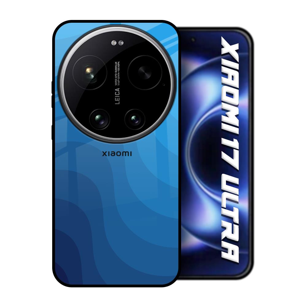 Blue Wave Abstract Xiaomi 17 Ultra 5G Glass Back Cover Online