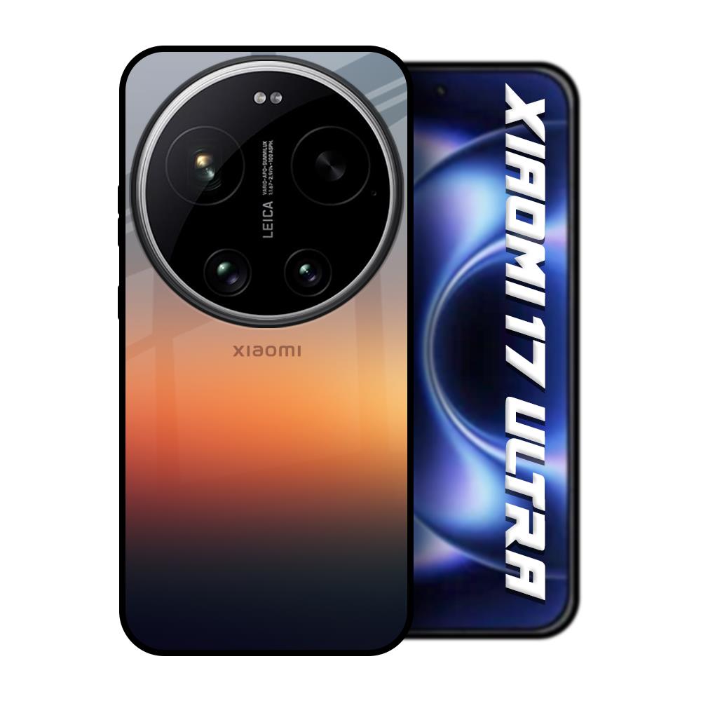 Aesthetic Orange Xiaomi 17 Ultra 5G Glass Back Cover Online
