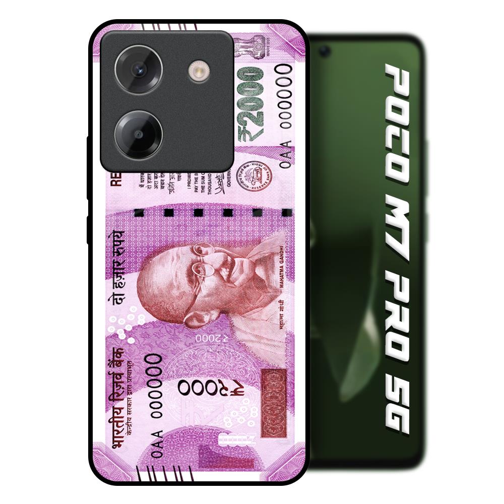 Stock Out Currency Poco M7 Pro 5G Glass Back Cover Online