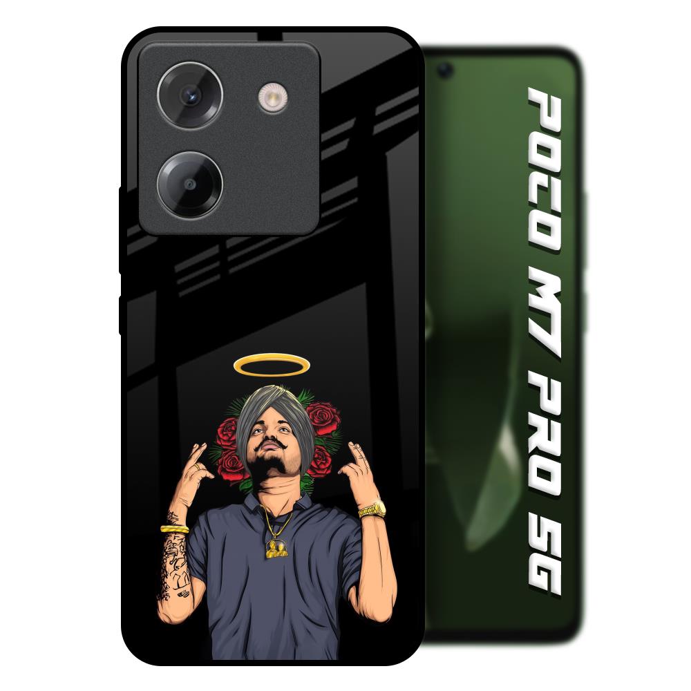 Punjabi Singer Poster Poco M7 Pro 5G Glass Back Cover Online