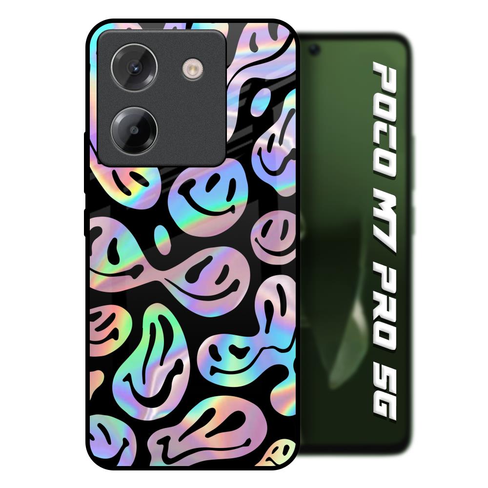 Acid Smile Poco M7 Pro 5G Glass Back Cover Online