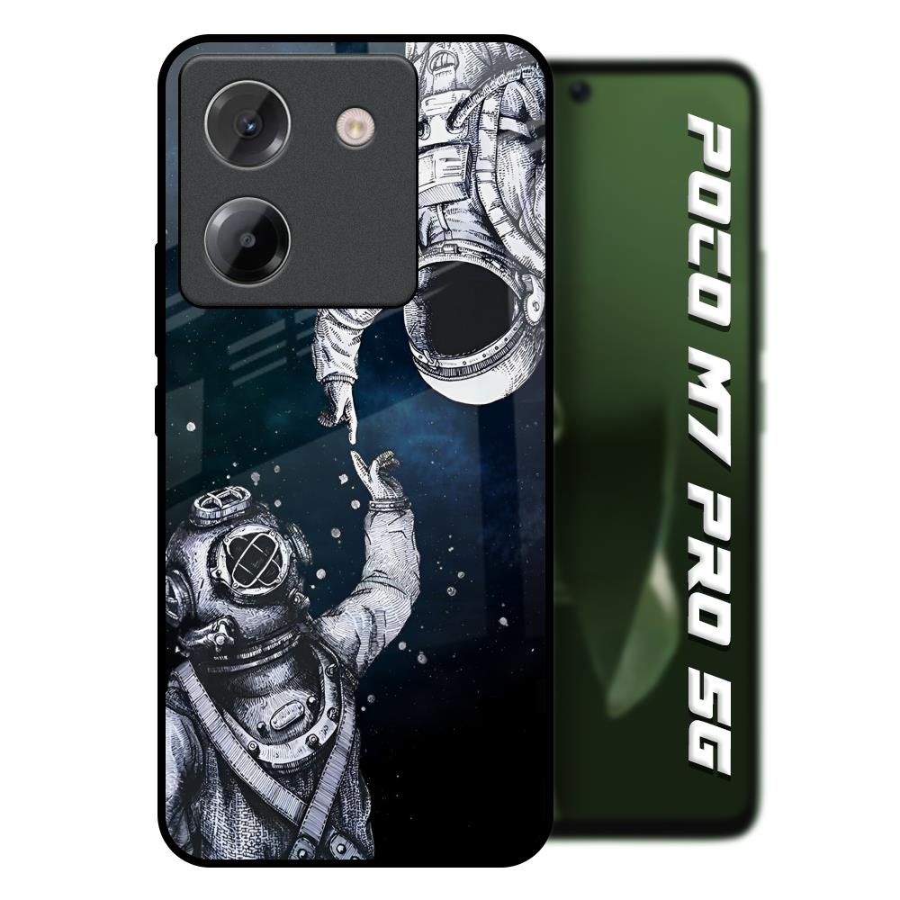 Astro Connect Poco M7 Pro 5G Glass Back Cover Online