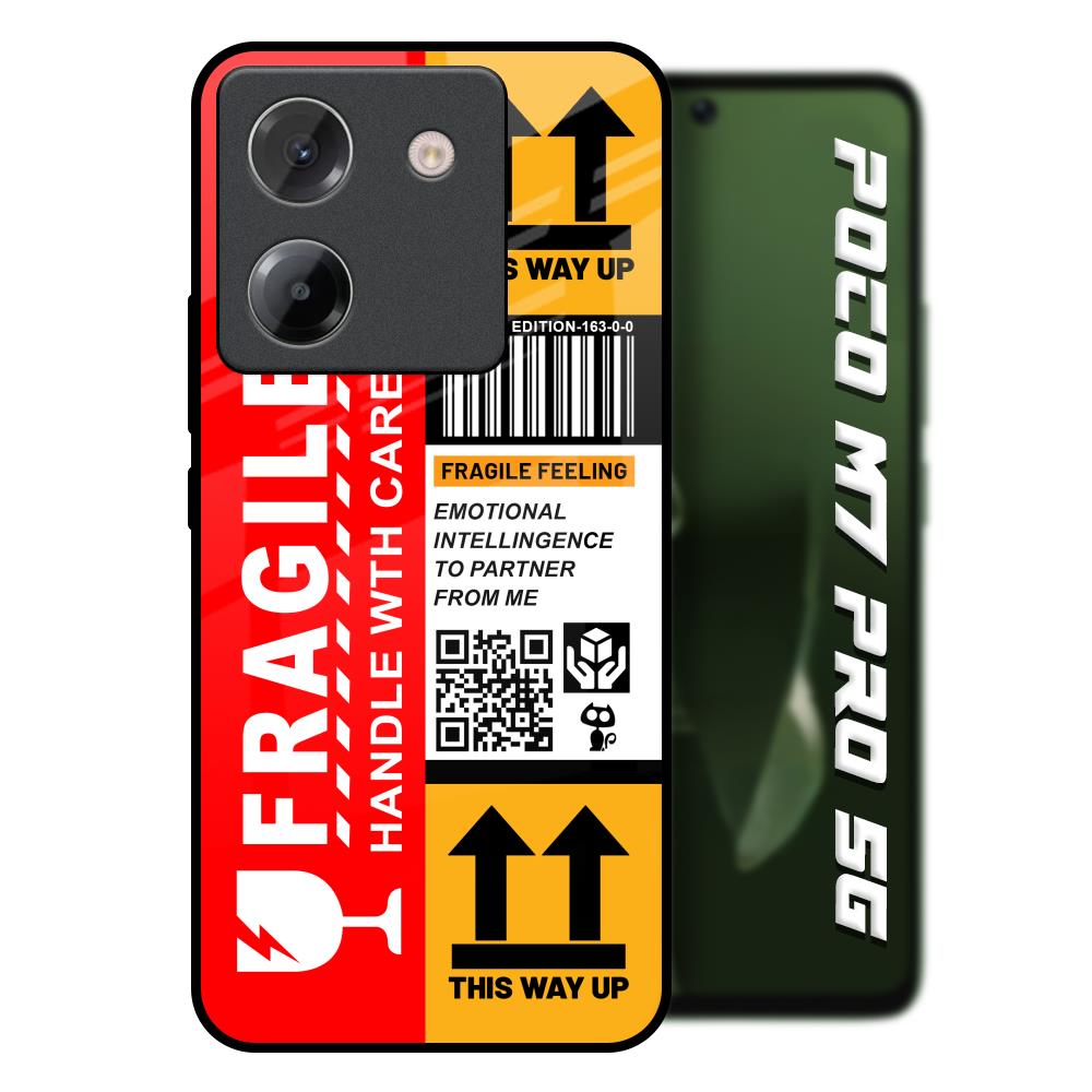 Handle With Care Poco M7 Pro 5G Glass Back Cover Online