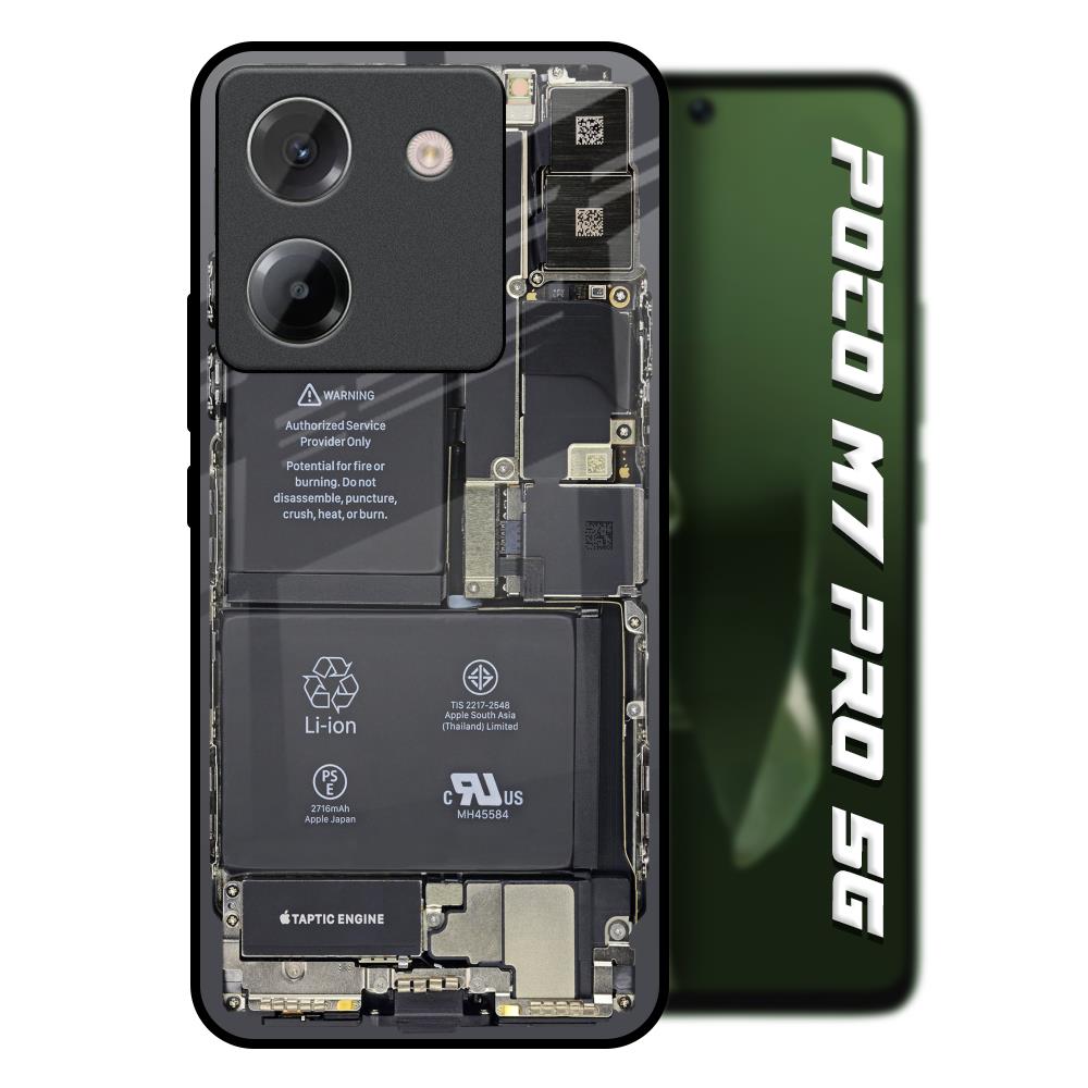 Skeleton Inside Poco M7 Pro 5G Glass Back Cover Online