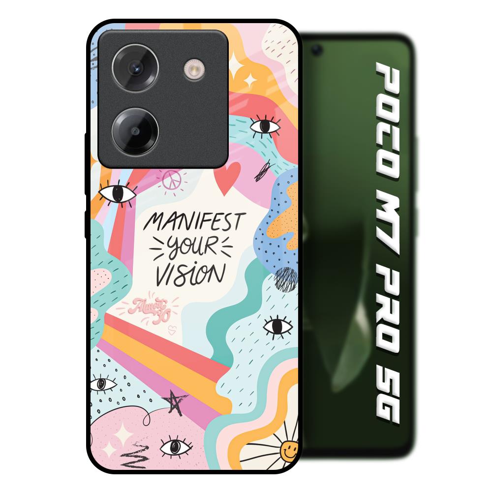 Vision Manifest Poco M7 Pro 5G Glass Back Cover Online