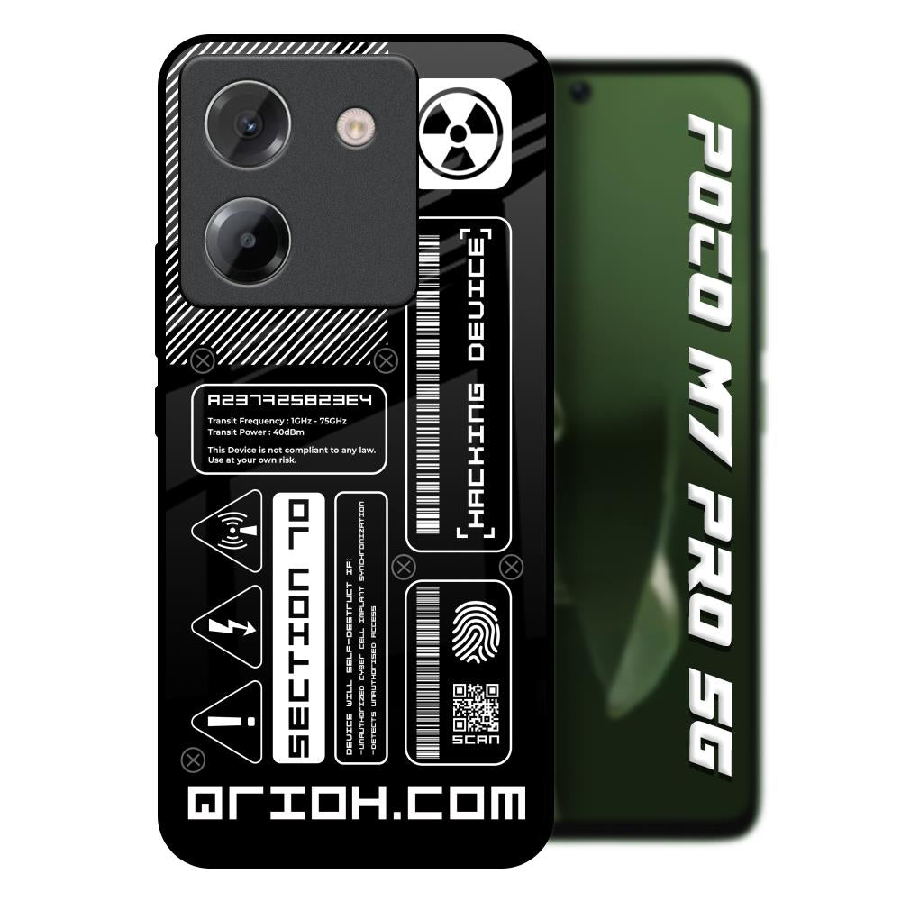 Futuristic Art Poco M7 Pro 5G Glass Back Cover Online