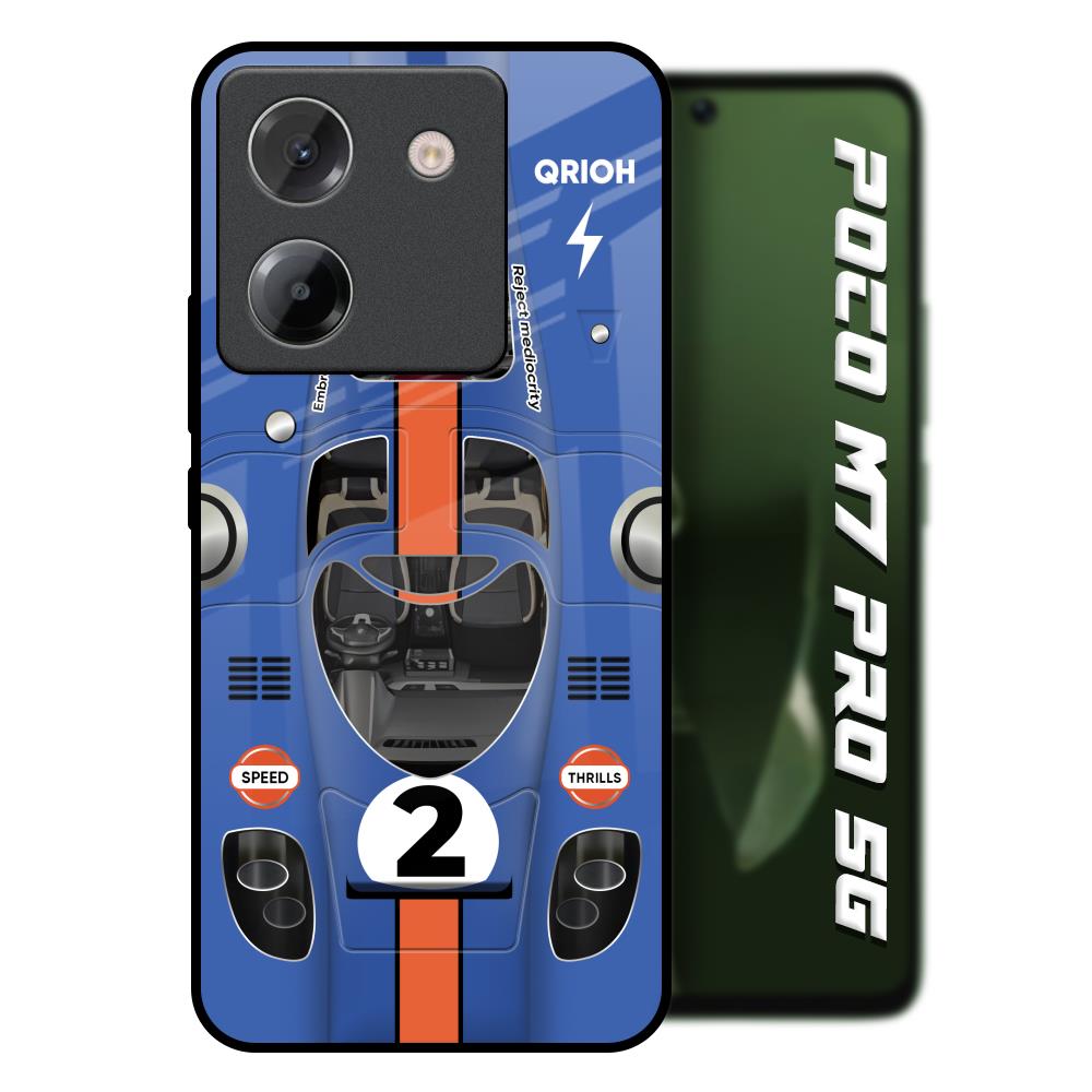 Car Adiction Poco M7 Pro 5G Glass Back Cover Online