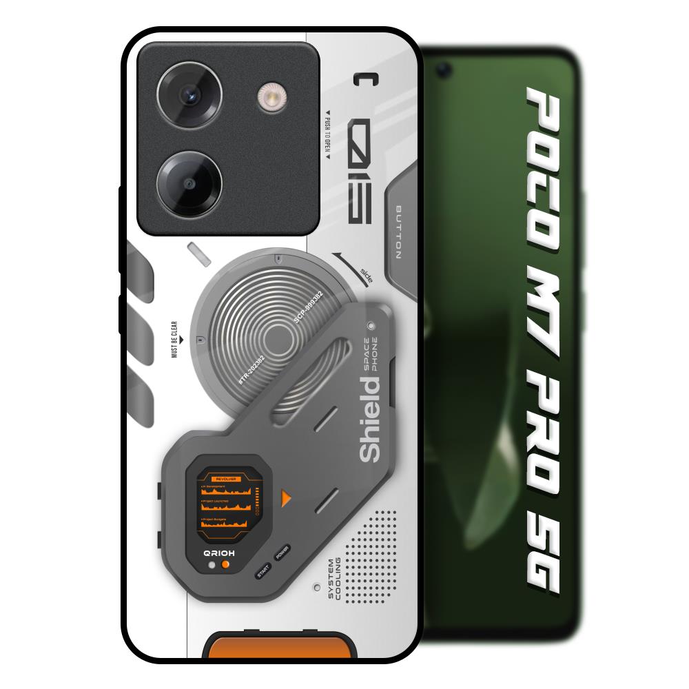 Liberty Cyber Poco M7 Pro 5G Glass Back Cover Online