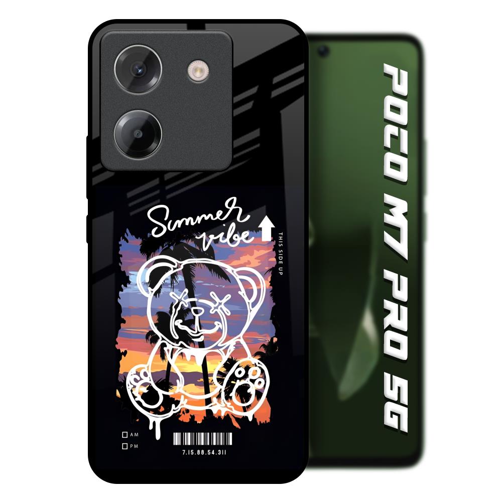 Summer Vibe Poco M7 Pro 5G Glass Back Cover Online