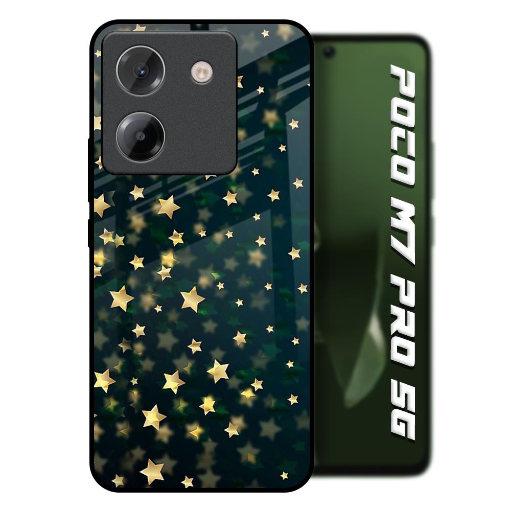 Dazzling Stars Poco M7 Pro 5G Glass Back Cover Online