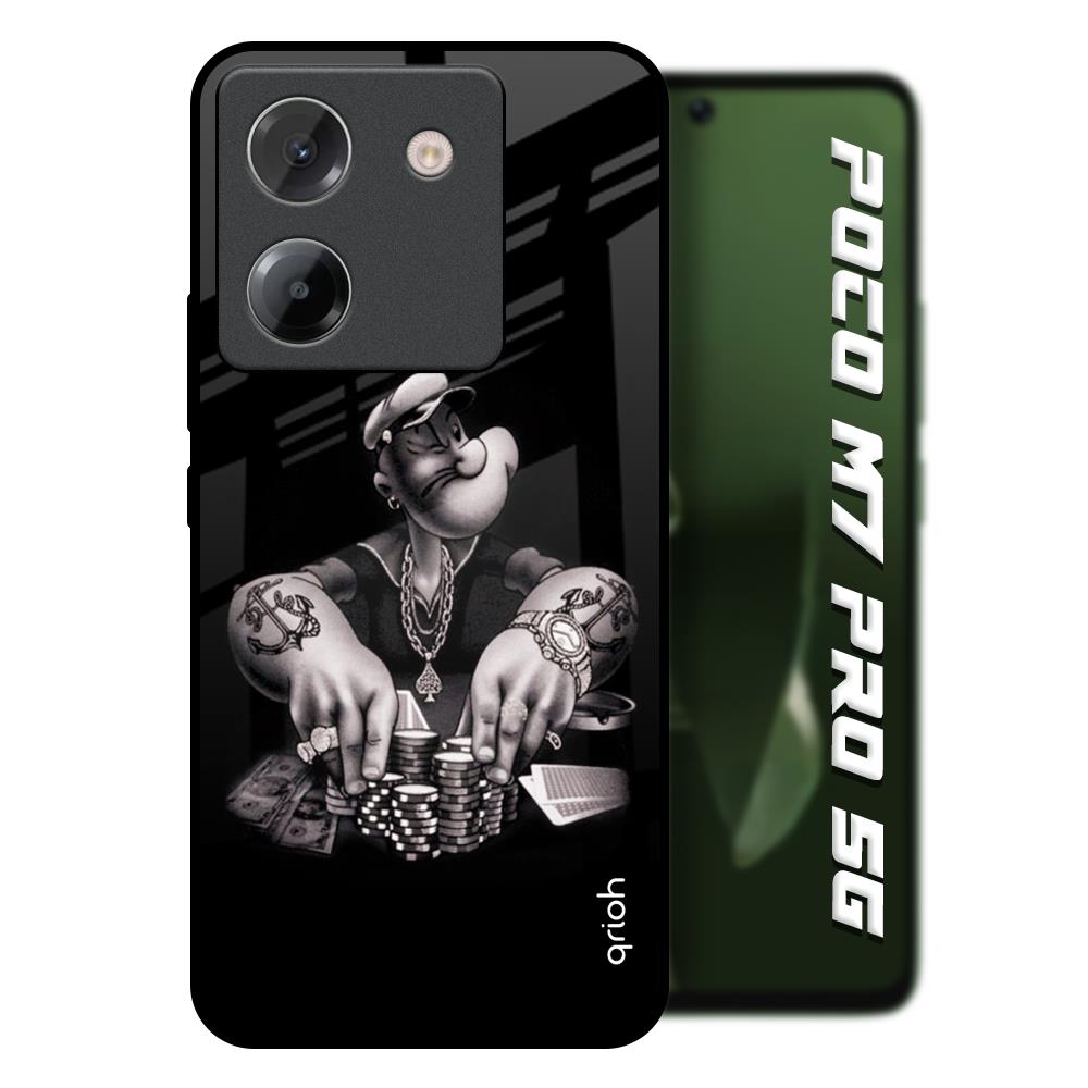 Gambling Problem Poco M7 Pro 5G Glass Back Cover Online