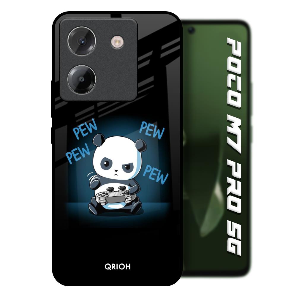 Pew Pew Poco M7 Pro 5G Glass Back Cover Online