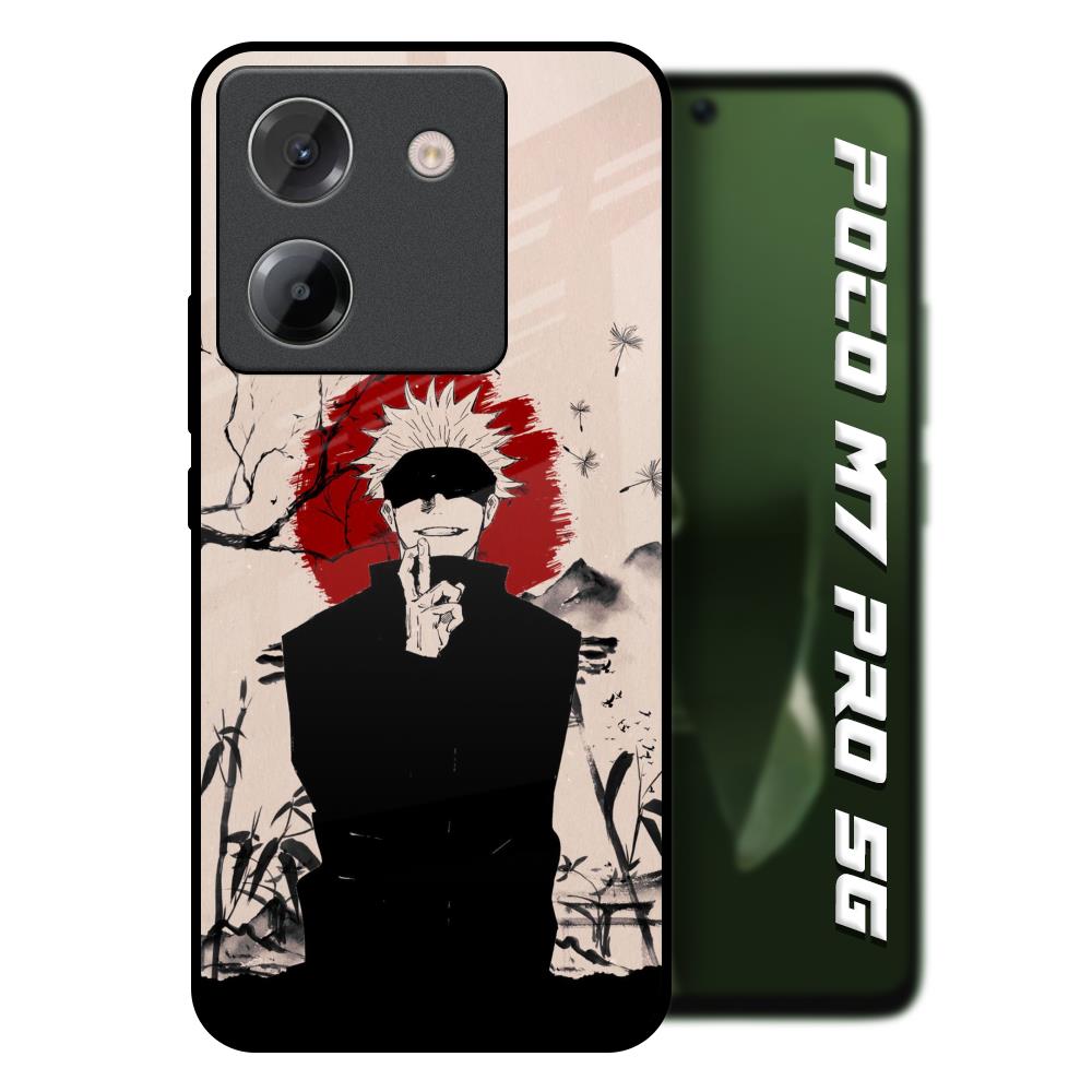 Manga Series Poco M7 Pro 5G Glass Back Cover Online