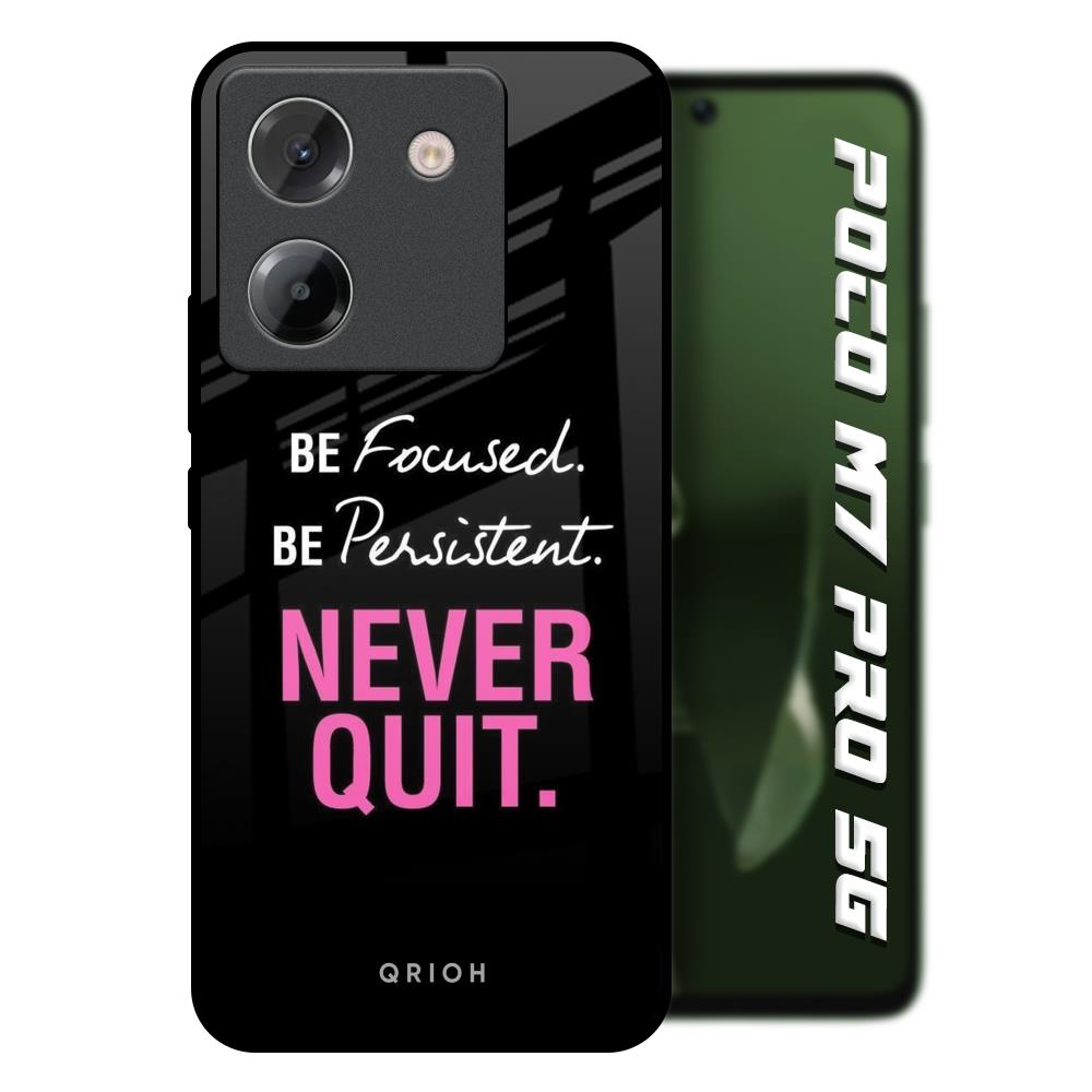 Be Focused Poco M7 Pro 5G Glass Back Cover Online