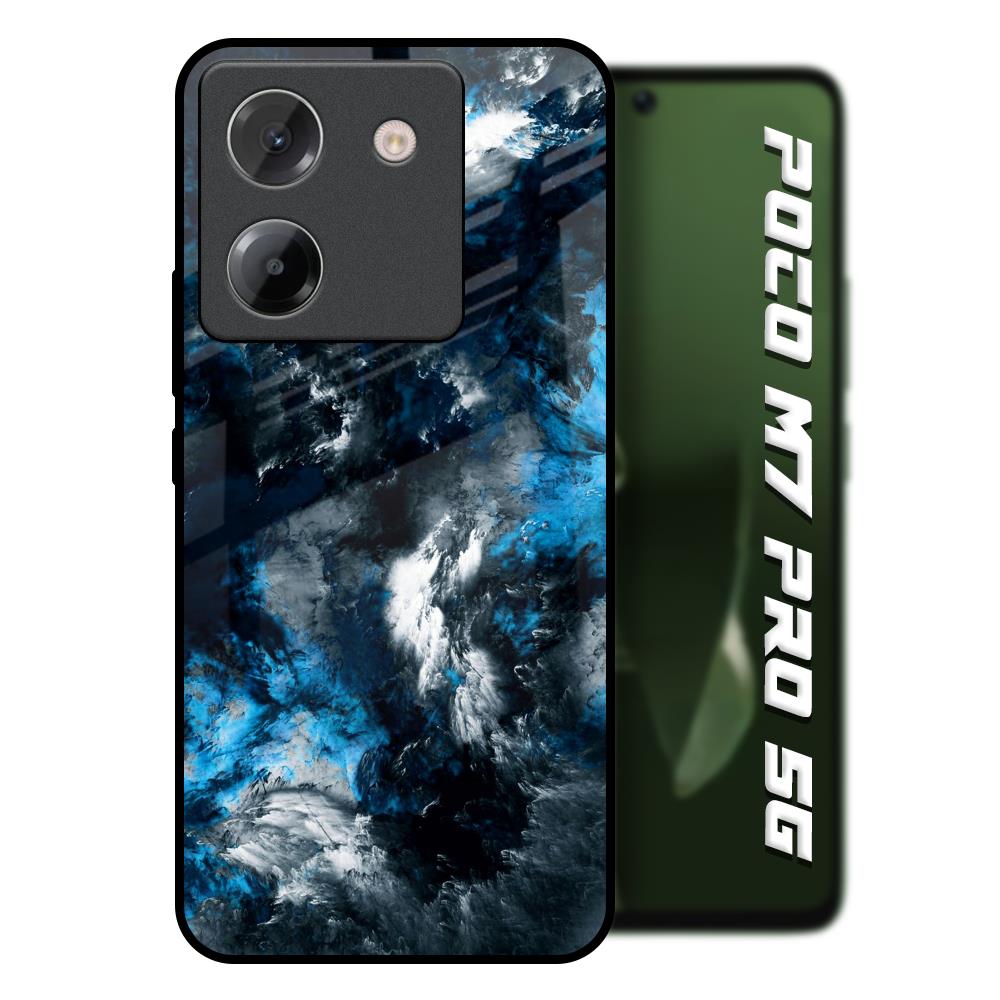 Cloudy Dust Poco M7 Pro 5G Glass Back Cover Online