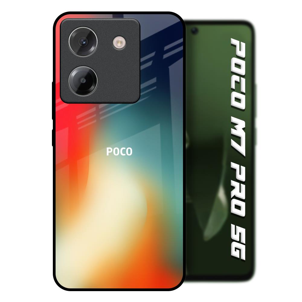Tri Light Poco M7 Pro 5G Glass Back Cover Online