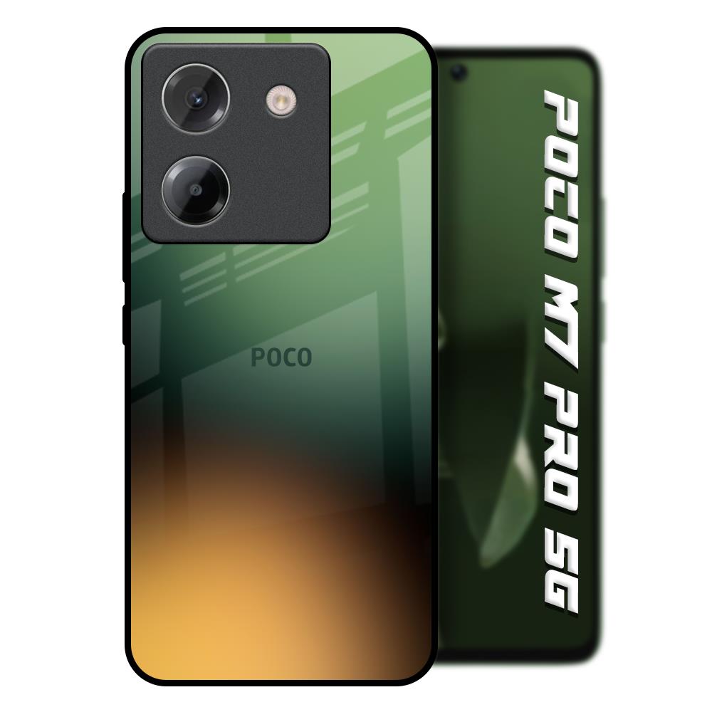 Blurry Forest Poco M7 Pro 5G Glass Back Cover Online