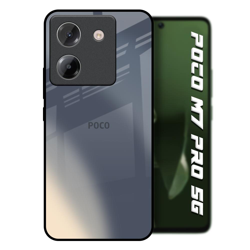 Metallic Gradient Poco M7 Pro 5G Glass Back Cover Online