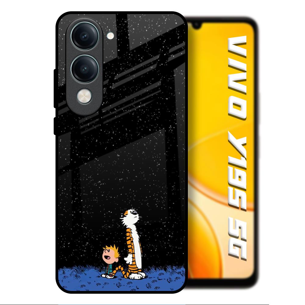 Night Sky Star Vivo Y19s 5G Glass Back Cover Online