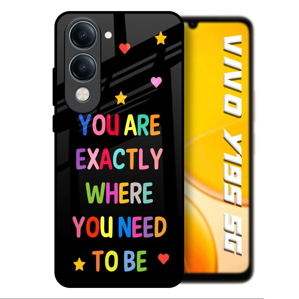 Magical Words Vivo Y19s 5G Glass Back Cover Online