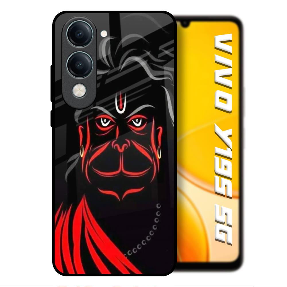 Lord Hanuman Vivo Y19s 5G Glass Back Cover Online